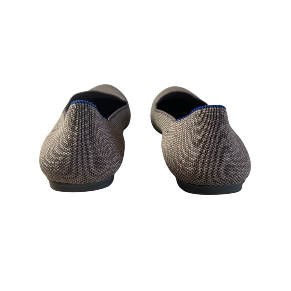 Rothy's Gray/Taupe Slip-On Flats with Blue Accent - Picture 5 of 8